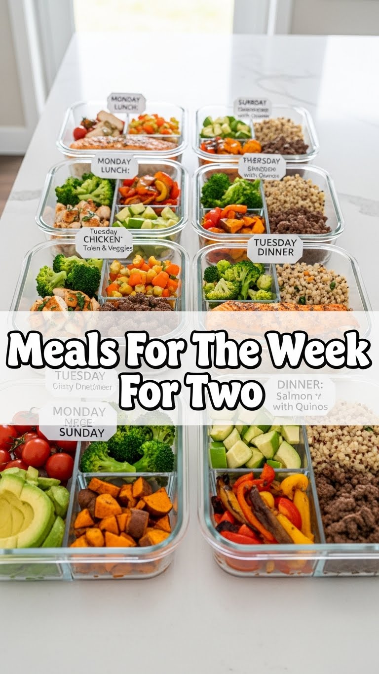Meals For The Week For Two