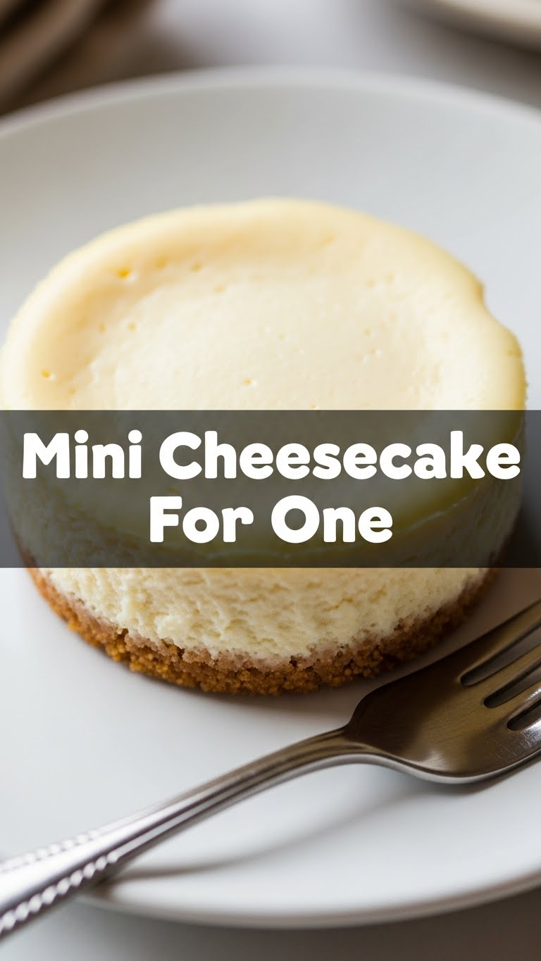 Mini Cheesecake For One