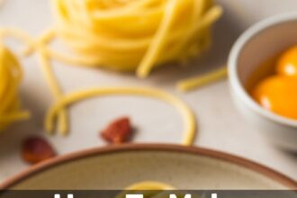 How To Make Pasta Carbonara For One