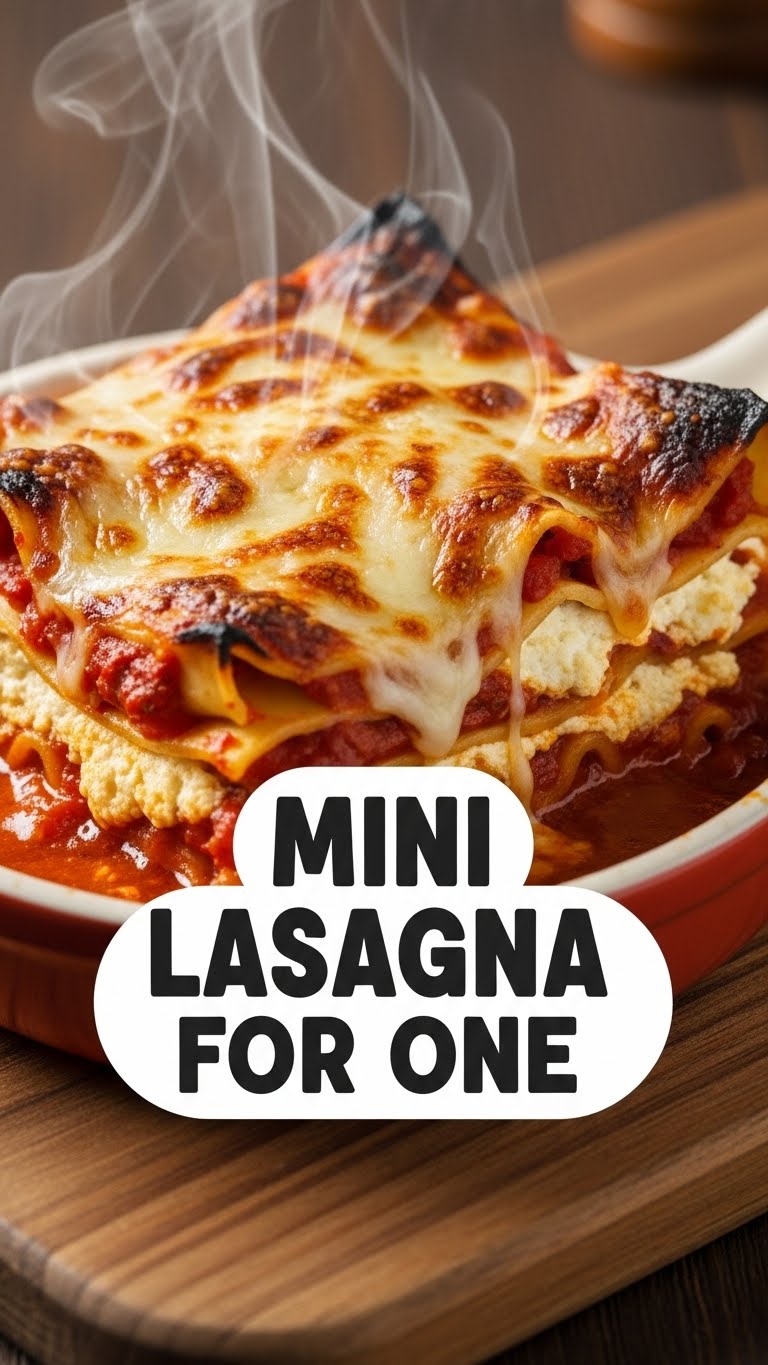 Mini Lasagna For One
