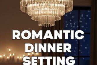 Romantic Dinner Setting For Two