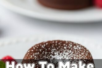 How To Make Lava Cake For One