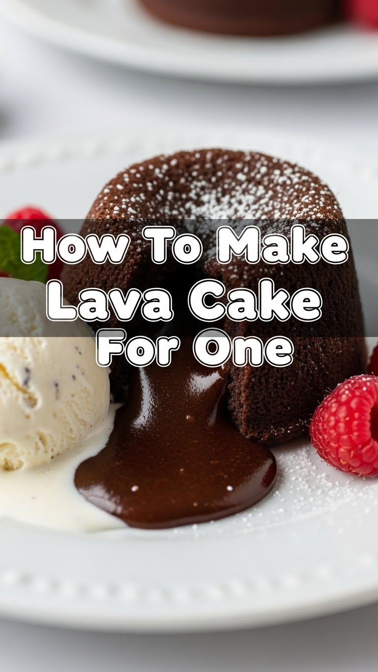 How To Make Lava Cake For One