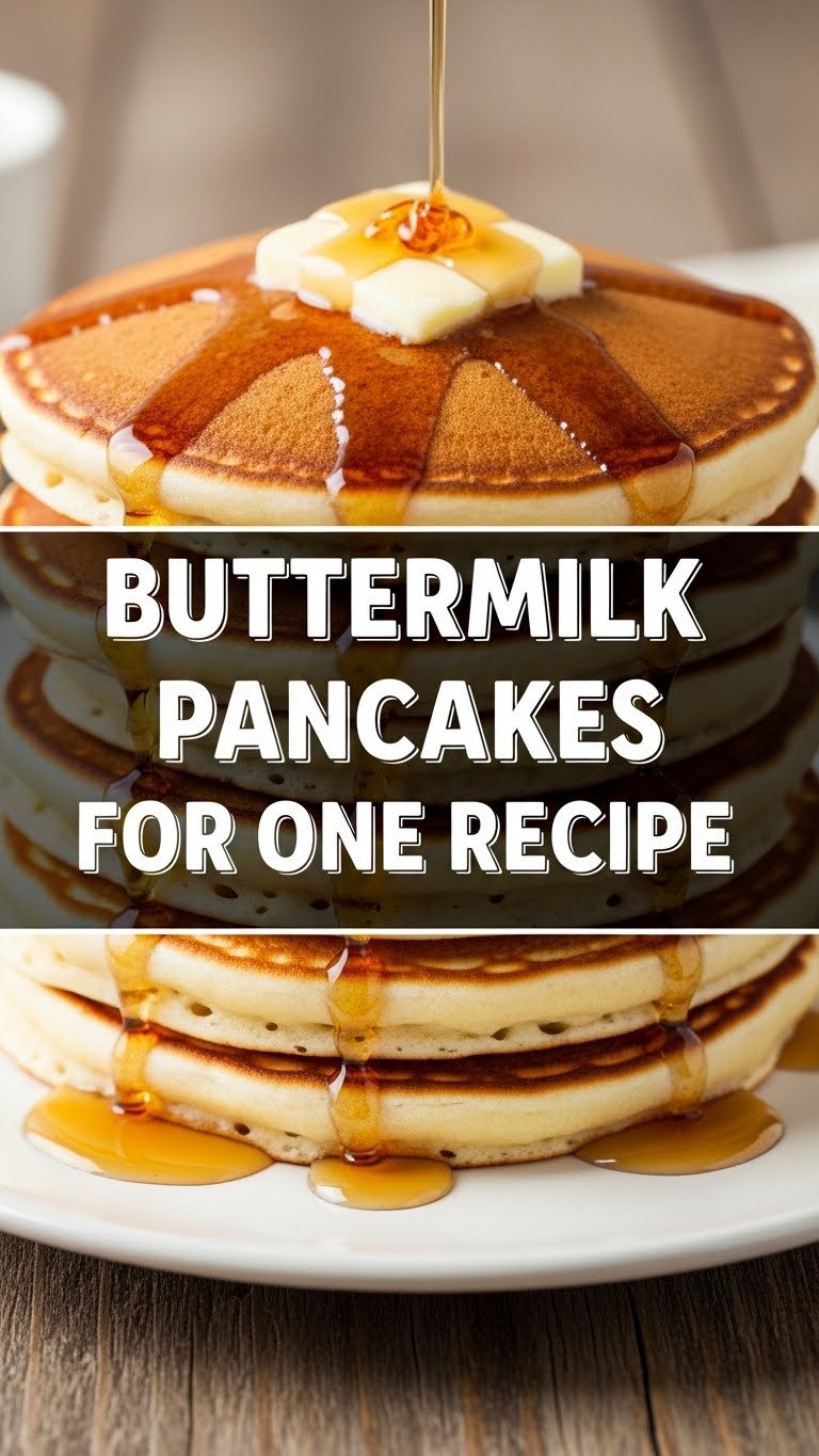 Buttermilk Pancakes For One Recipe