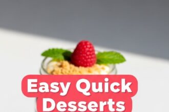 Easy Quick Desserts For One