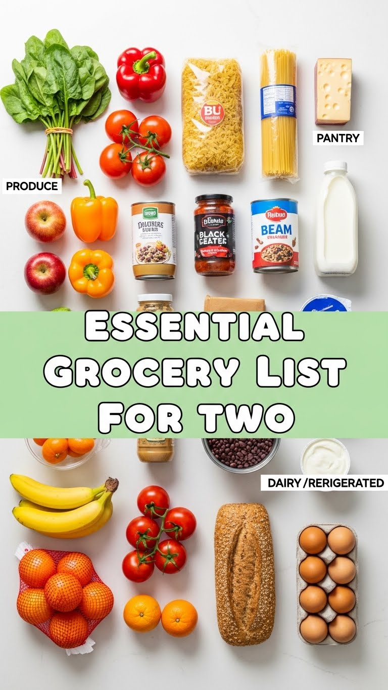 Essential Grocery List For Two