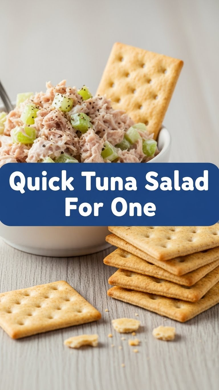 Quick Tuna Salad For One