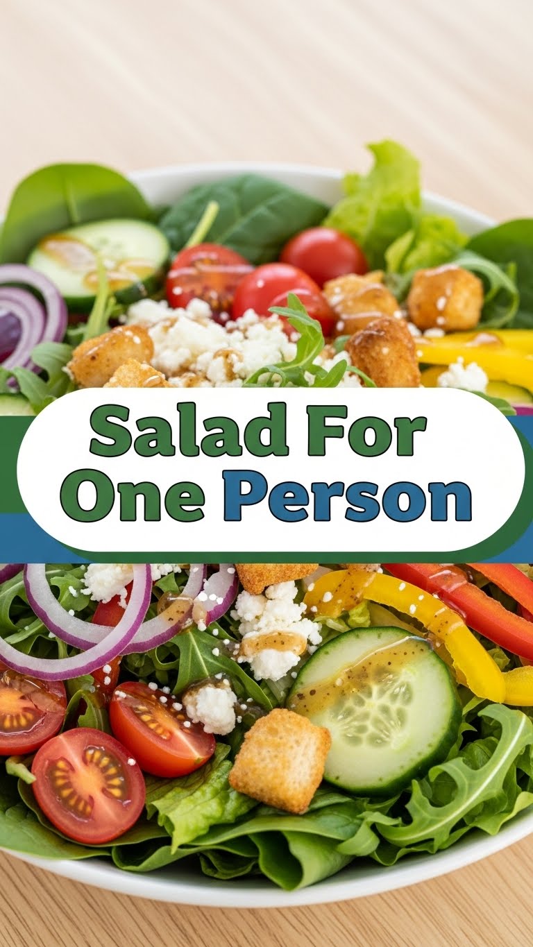 Salad For One Person