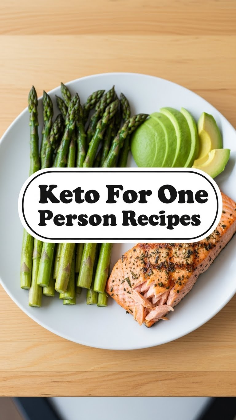 Keto For One Person Recipes