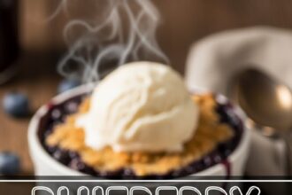 Blueberry Crisp For Two