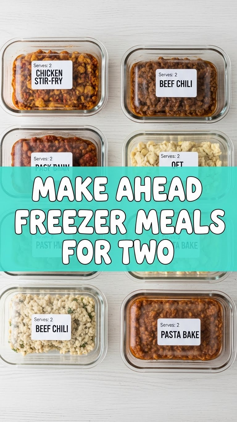 Make Ahead Freezer Meals For Two