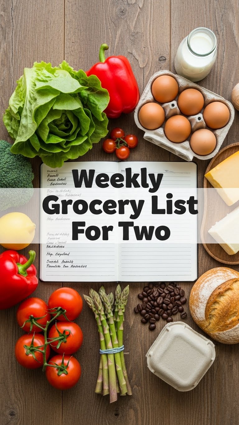 Weekly Grocery List For Two