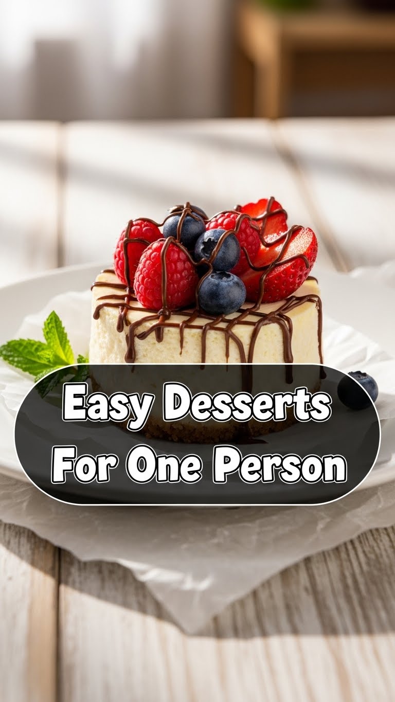 Easy Desserts For One Person