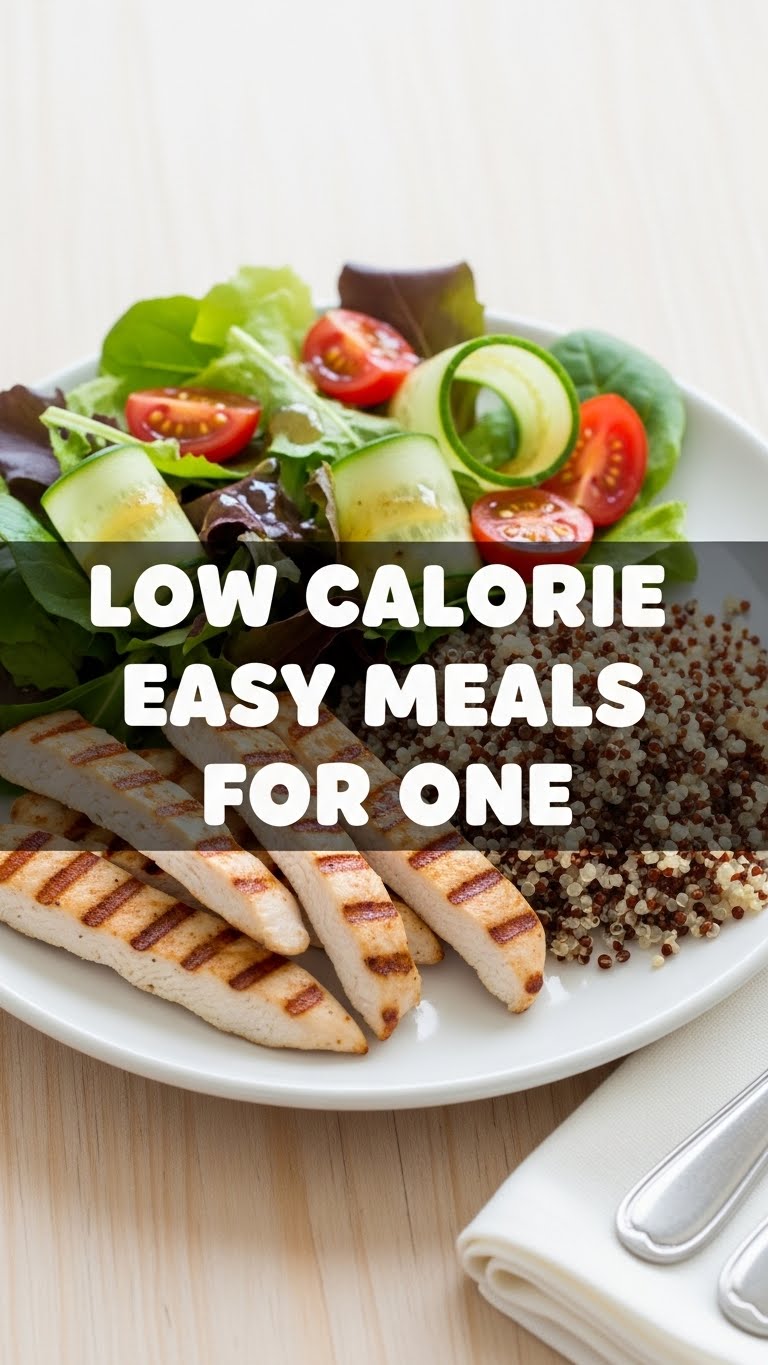 Low Calorie Easy Meals For One