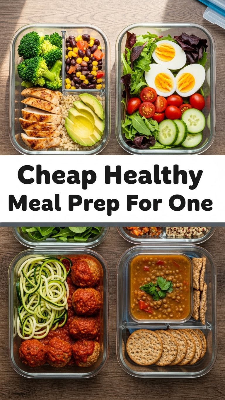 Cheap Healthy Meal Prep For One