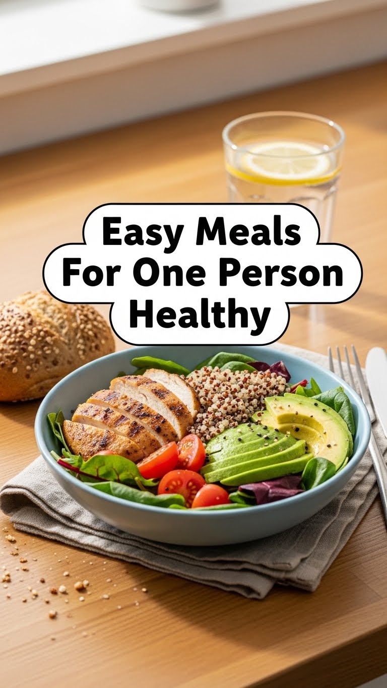Easy Meals For One Person Healthy
