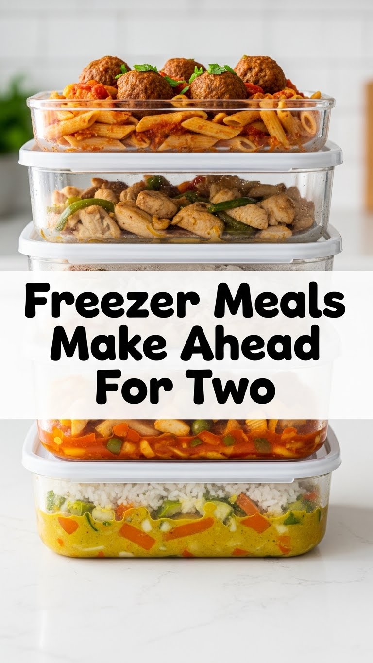 Freezer Meals Make Ahead For Two