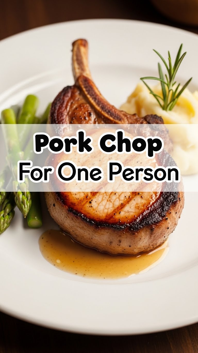 Pork Chop For One Person