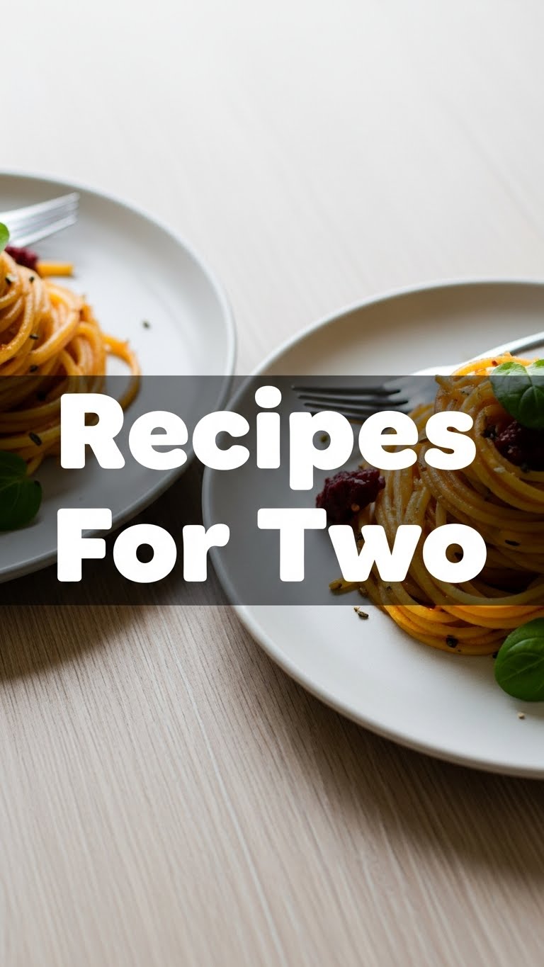 Recipes For Two