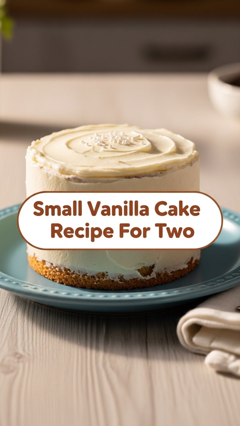 Small Vanilla Cake Recipe For Two