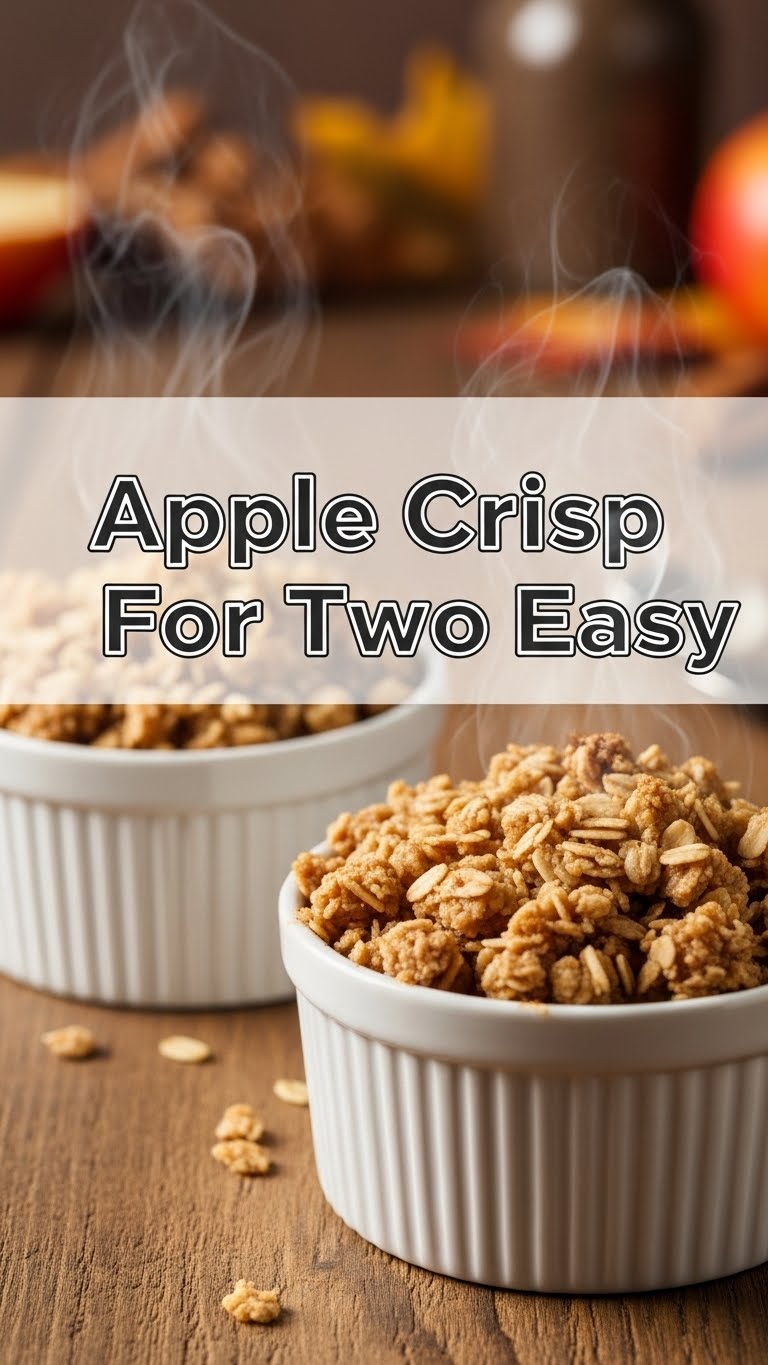 Apple Crisp For Two Easy