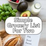 Simple Grocery List For Two