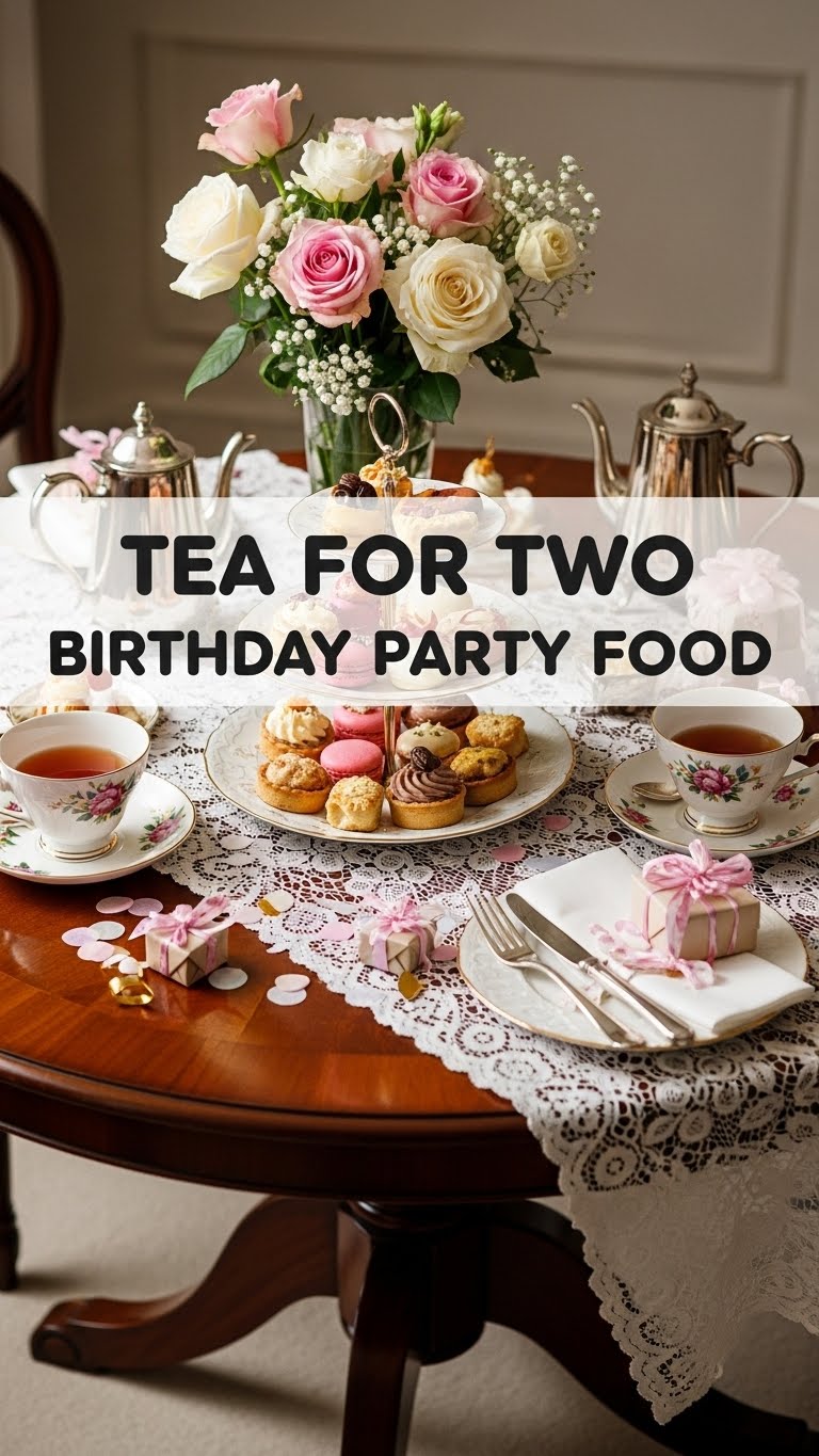 Tea For Two Birthday Party Food