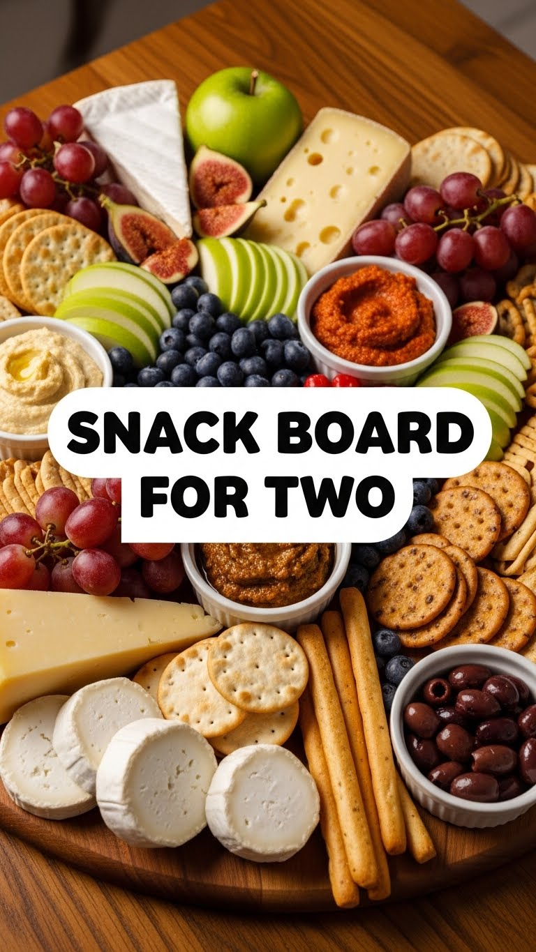 Snack Board For Two