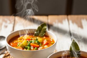 Vegetable Soup For Two