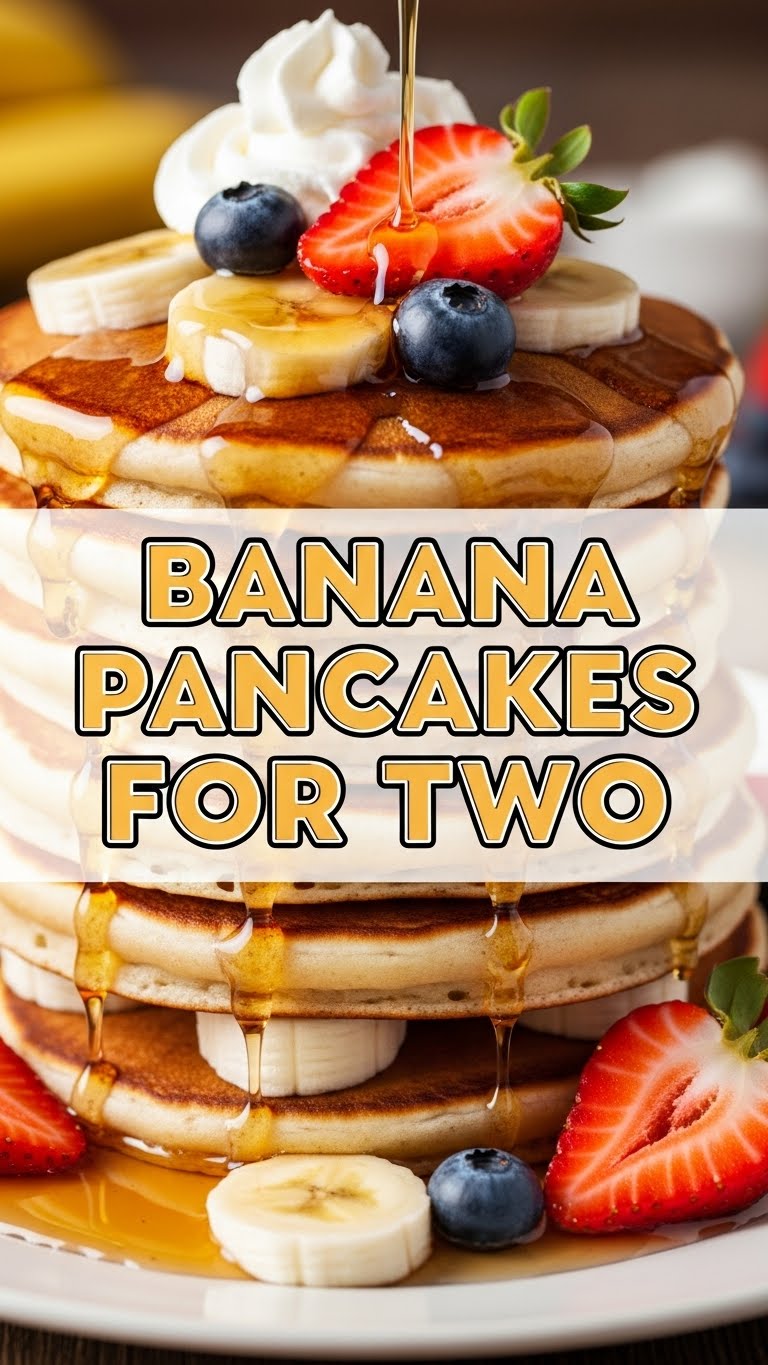 Banana Pancakes For Two
