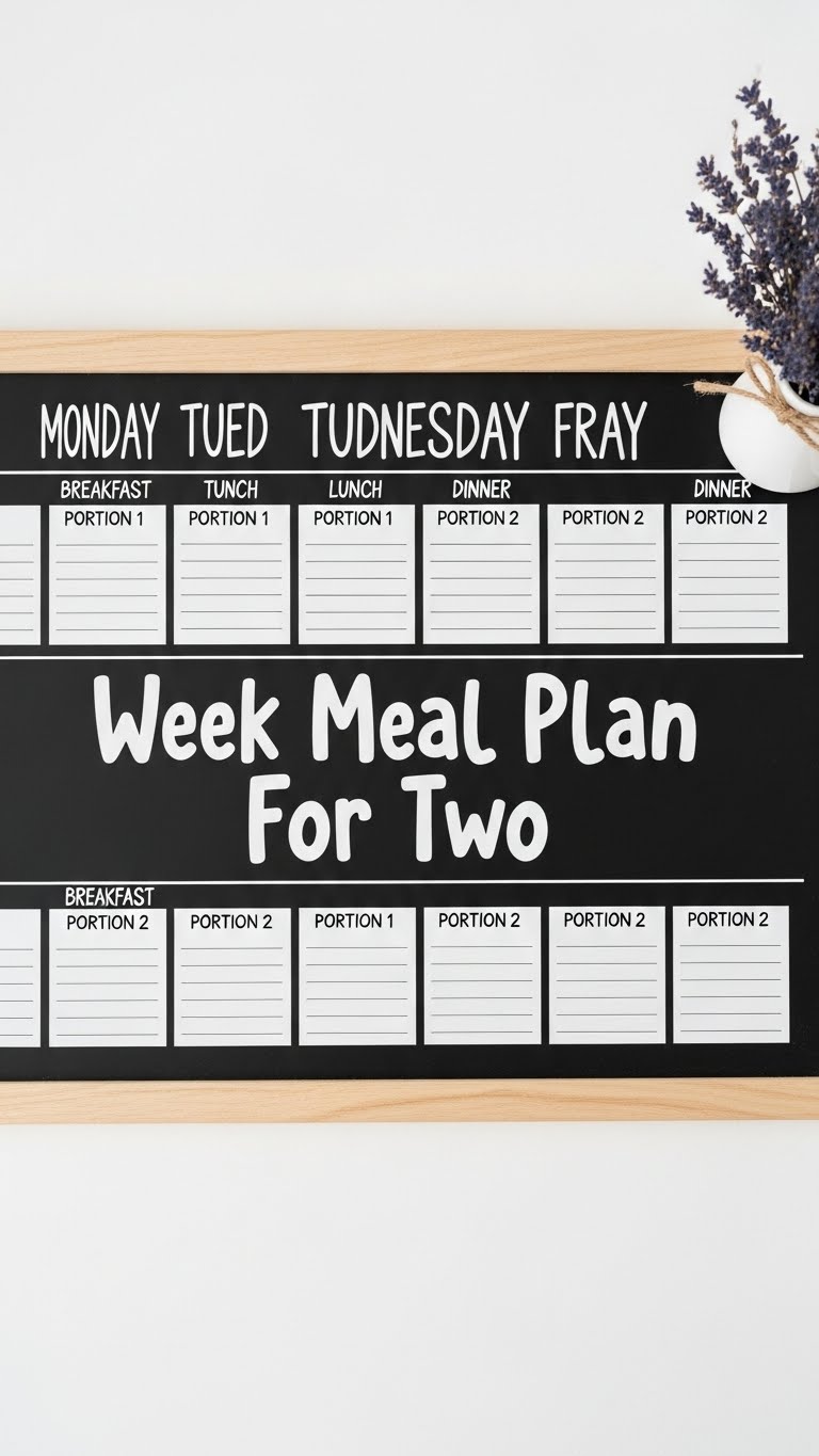 Week Meal Plan For Two