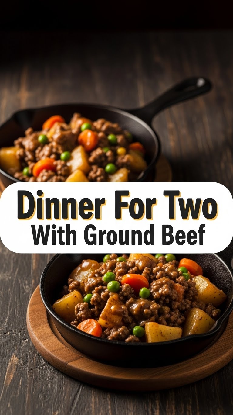 Dinner For Two With Ground Beef