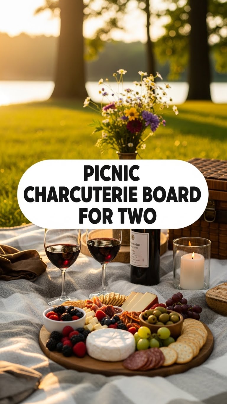 Picnic Charcuterie Board For Two