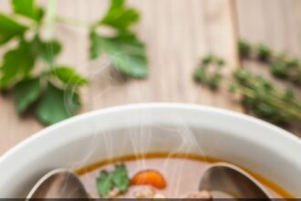 Beef Barley Soup For Two