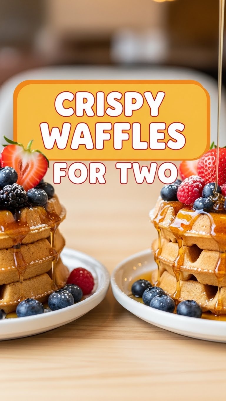 Crispy Waffles For Two