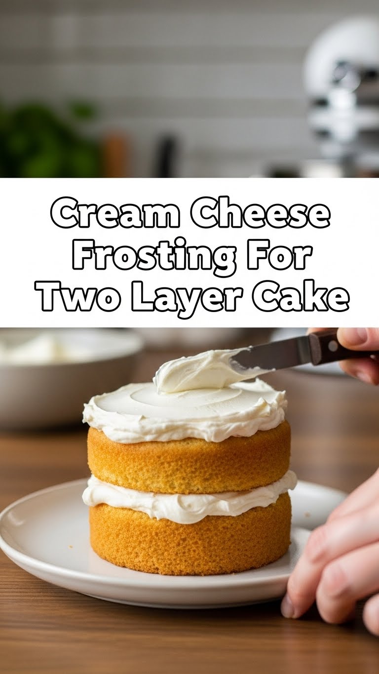 Cream Cheese Frosting For Two Layer Cake