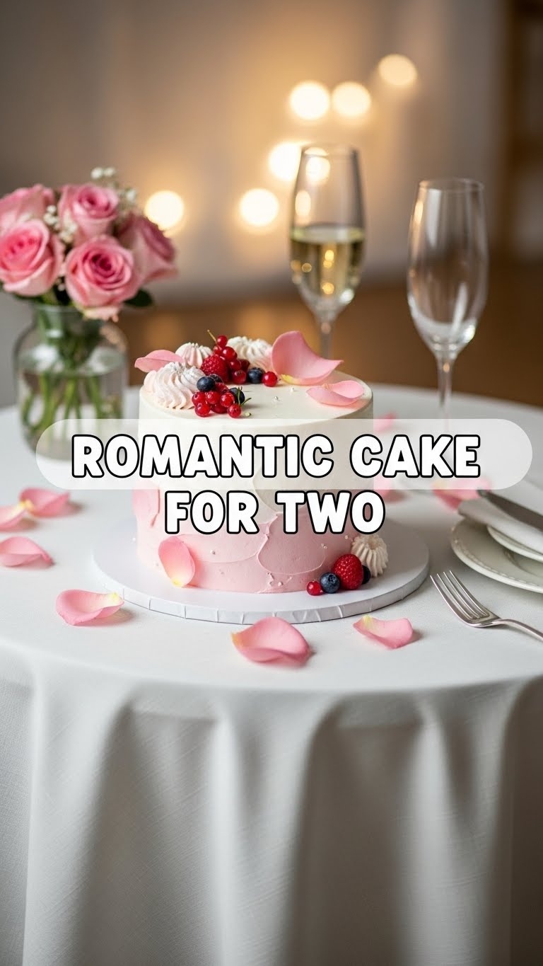 Romantic Cake For Two