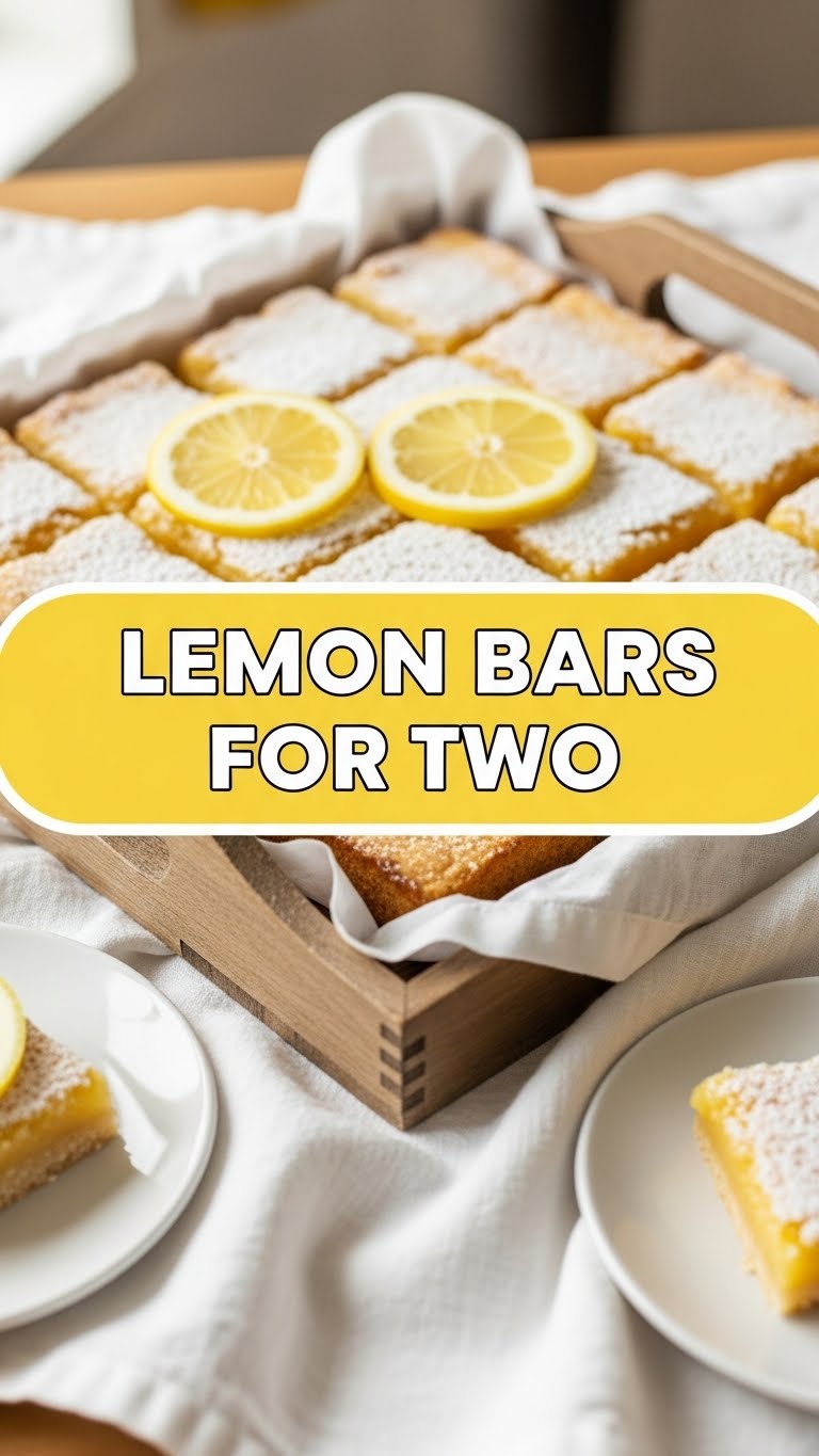 Lemon Bars For Two