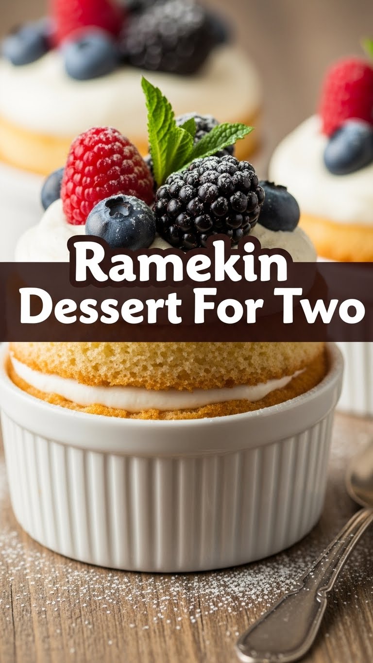 Ramekin Dessert For Two