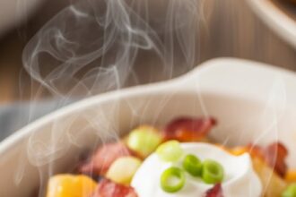 Loaded Baked Potato Casserole For Two