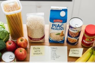 Grocery List For Two On A Budget