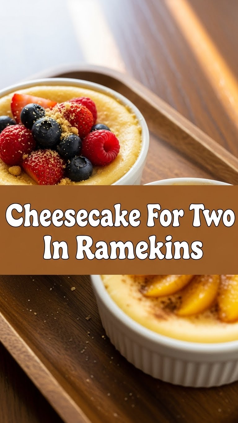 Cheesecake For Two In Ramekins