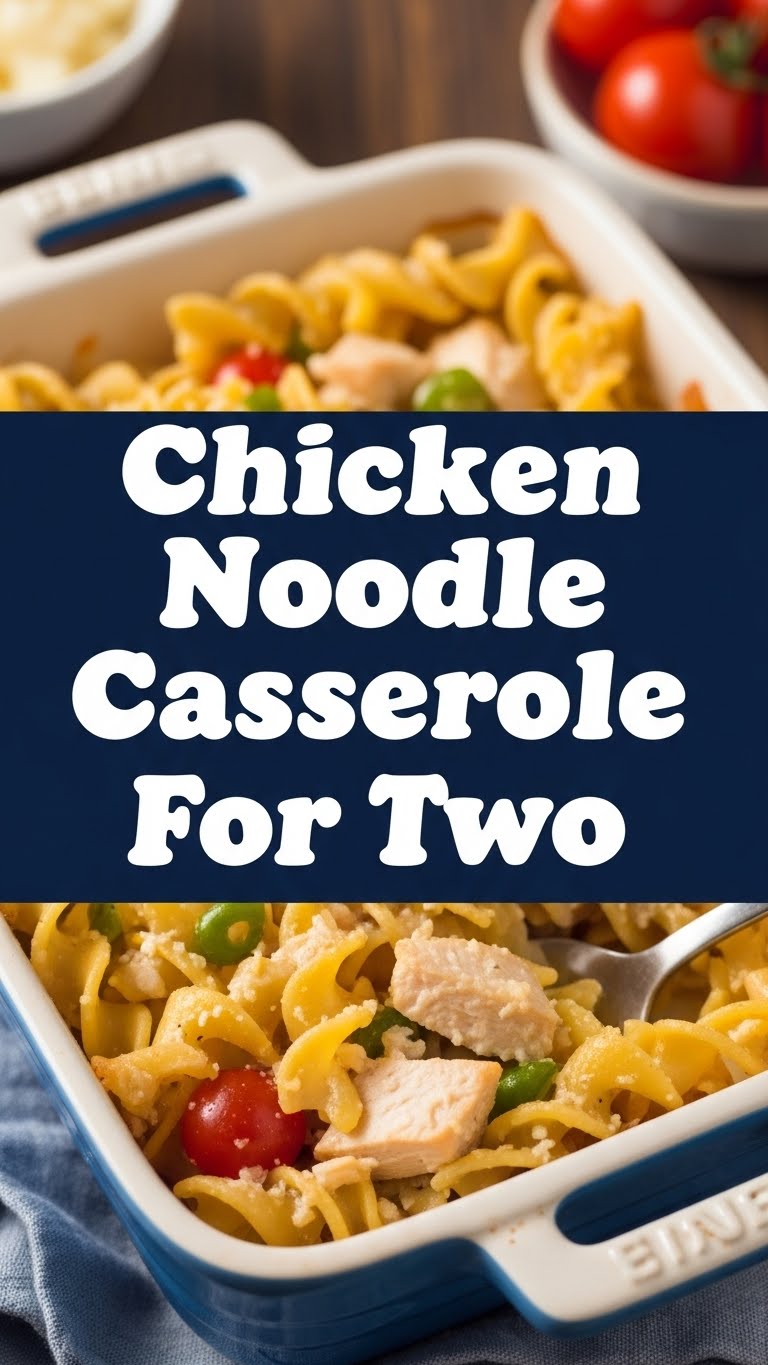 Chicken Noodle Casserole For Two