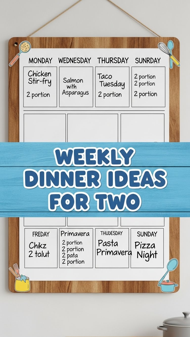 Weekly Dinner Ideas For Two