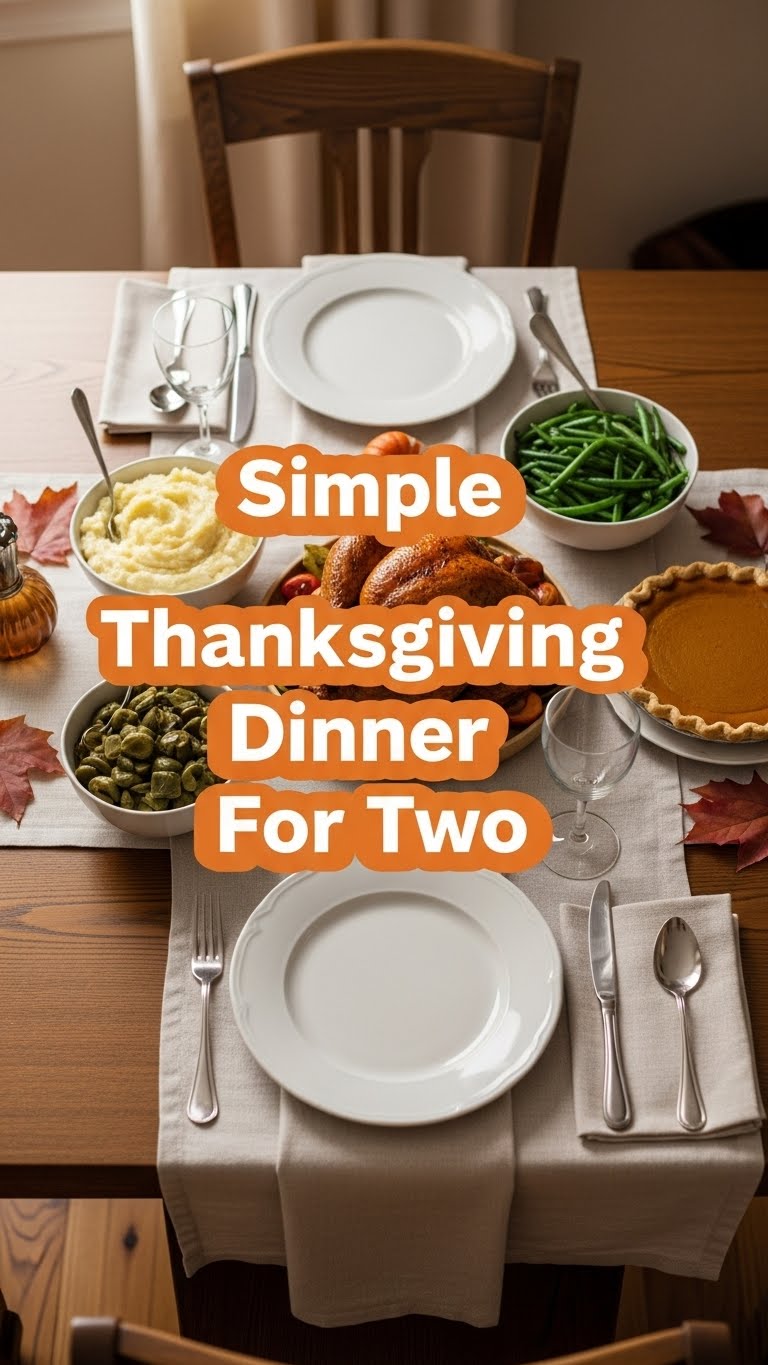 Simple Thanksgiving Dinner For Two