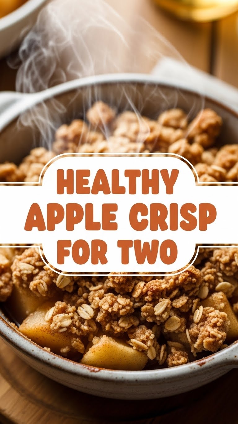 Healthy Apple Crisp For Two