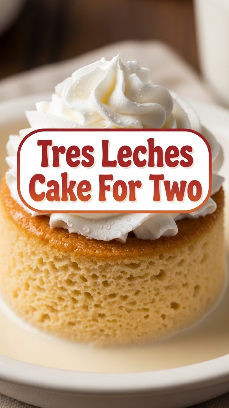 Tres Leches Cake For Two