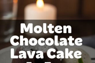 Molten Chocolate Lava Cake For Two