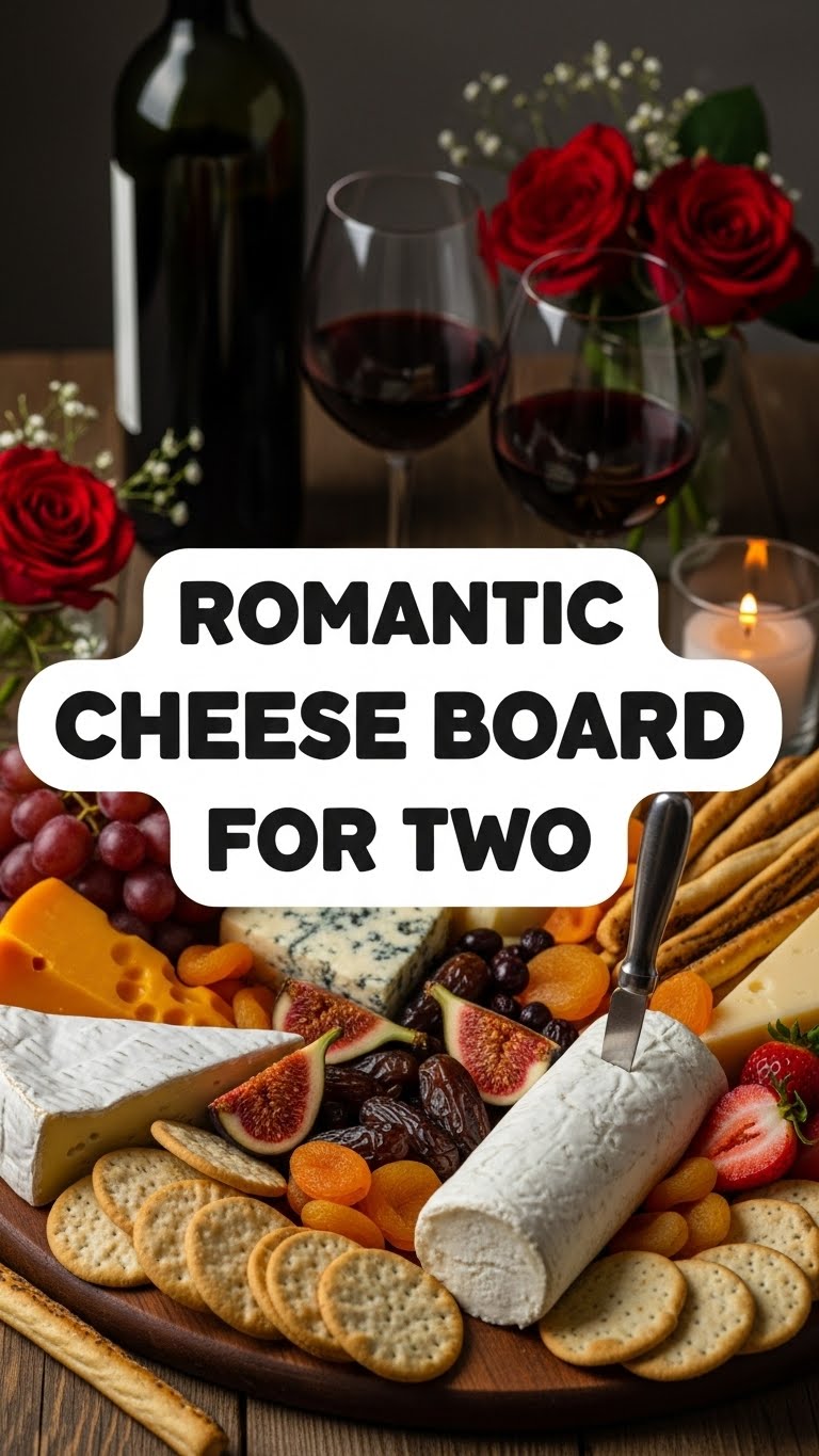 Romantic Cheese Board For Two