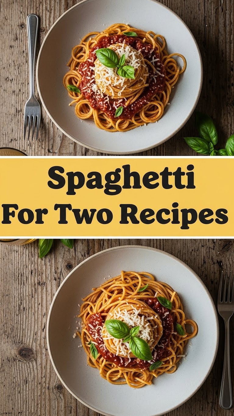 Spaghetti For Two Recipes